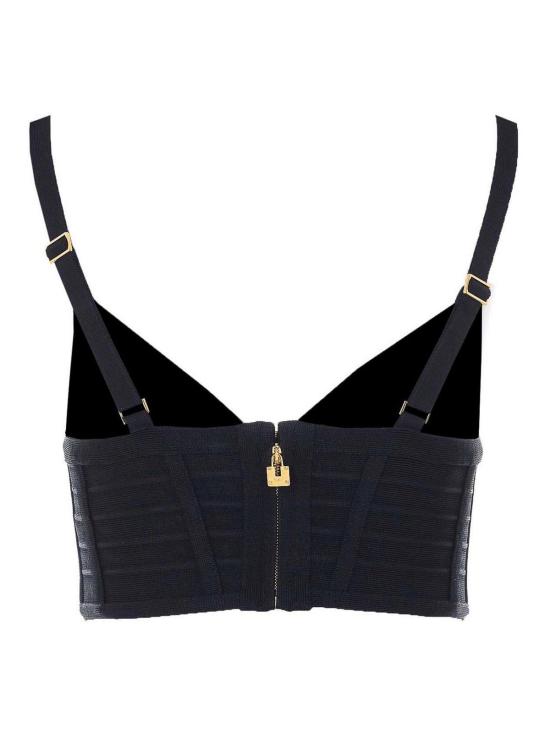 26SS 엘리자베타프랜치 민소매 티셔츠 TK82D62E2110 Black - ELISABETTA FRANCHI