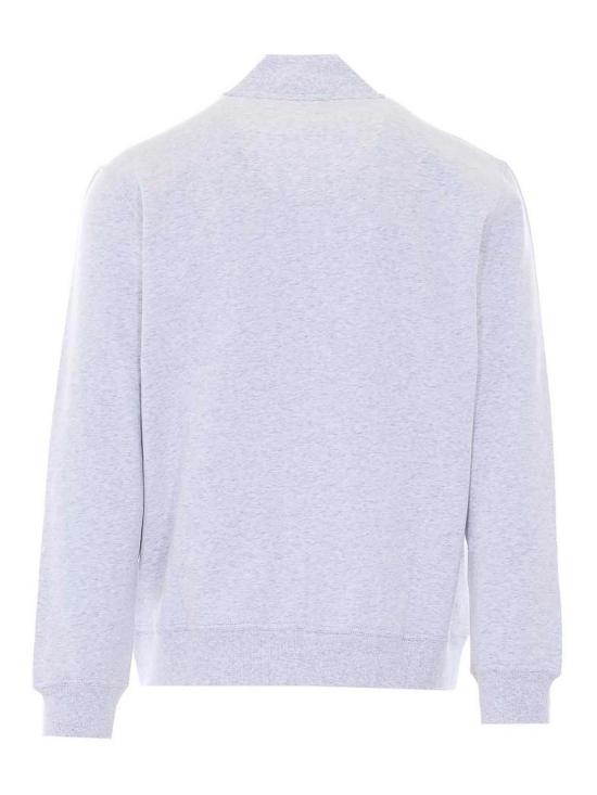 26SS 브루넬로 쿠치넬리 지퍼 디테일 테크노 코튼 플리스 MW8639072GC3657 Grey - BRUNELLO CUCINELLI