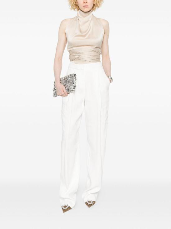 26SS 엘리자베타프랜치 스트레이트 팬츠 PA17962E2360AVORIO White - ELISABETTA FRANCHI