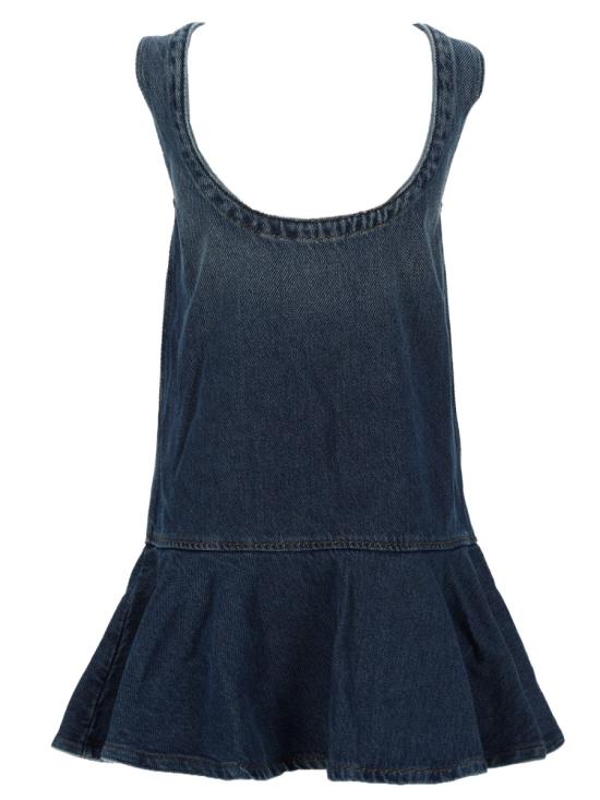26SS 가니 원피스 A1030091 569 DENIM - GANNI