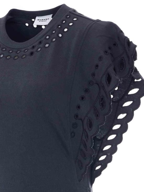 26SS 이자벨마랑에뚜왈 숏 원피스 RO1016FAD1N08E02FK Black - ISABEL MARANT ETOILE
