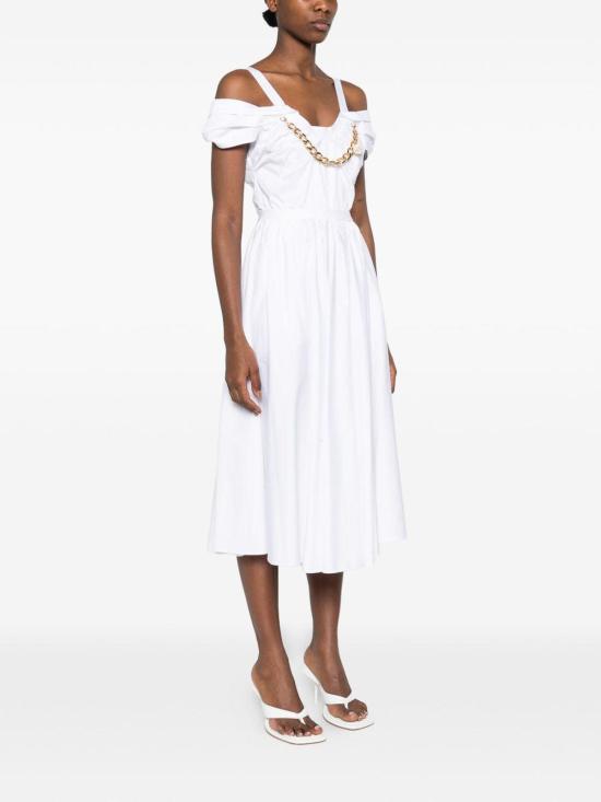 26SS 엘리자베타프랜치 미디 원피스 AB92161E2100BIANCO White - ELISABETTA FRANCHI