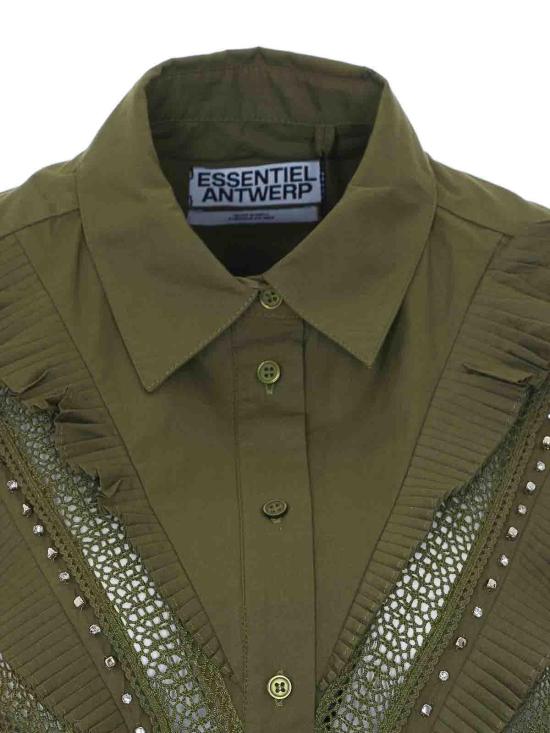 26SS 에센셜앤트워프 블라우스 JEANDARLENEOM24 Green - ESSENTIEL ANTWERP