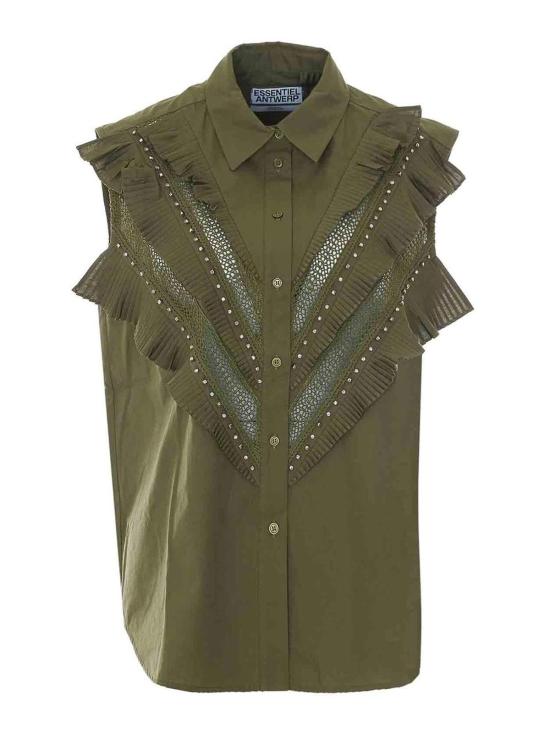 26SS 에센셜앤트워프 블라우스 JEANDARLENEOM24 Green