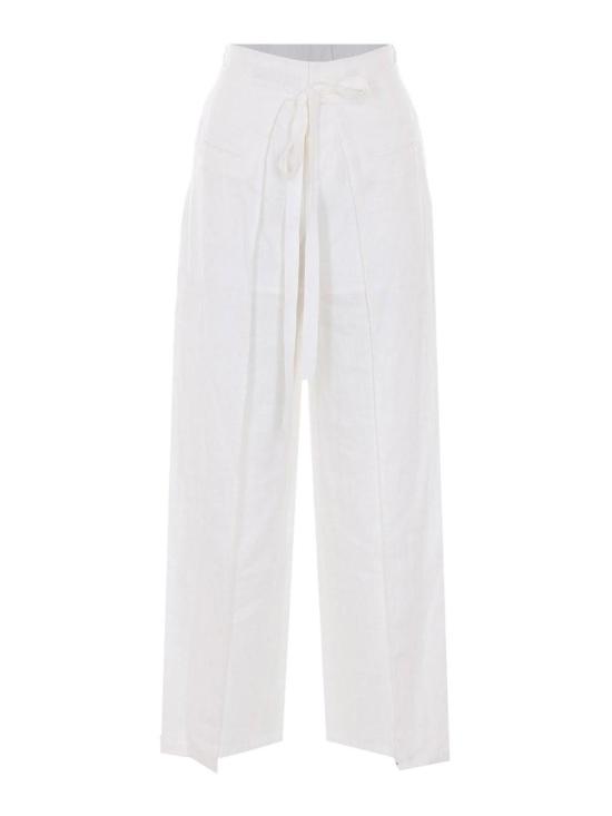 26SS 엘레 스트레이트 팬츠 0068BIANCO White