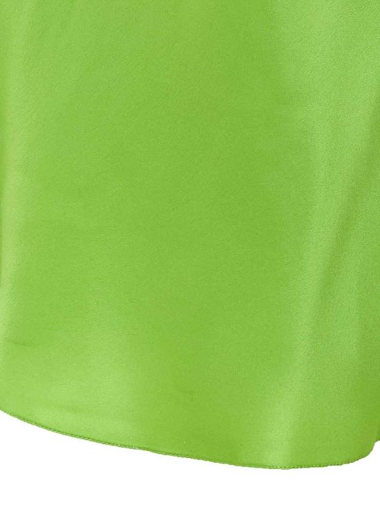 26SS 생로랑 미디 원피스 861314Y7G273104 Green - SAINT LAURENT
