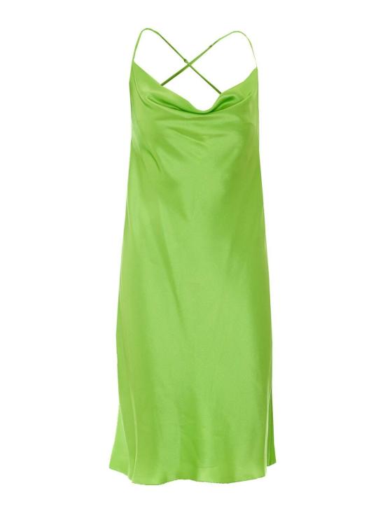 26SS 생로랑 미디 원피스 861314Y7G273104 Green