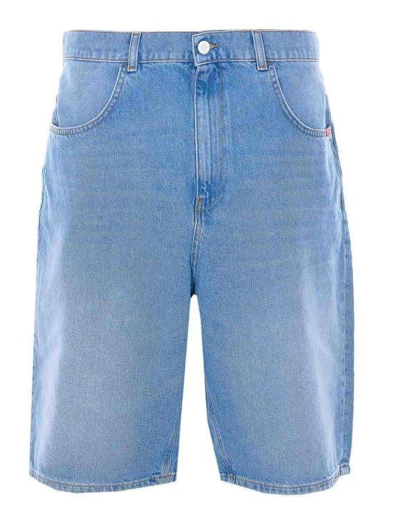 26SS 아미시 데님 숏팬츠 AMU003D7430213 Blue