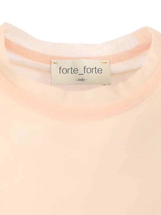 26SS 포르테포르테 바디수트 티셔츠 14888F49M2014 Pink - FORTE FORTE