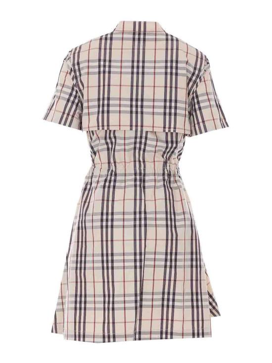 26SS 버버리 체크 코튼 드레스 8123248 Beige - BURBERRY