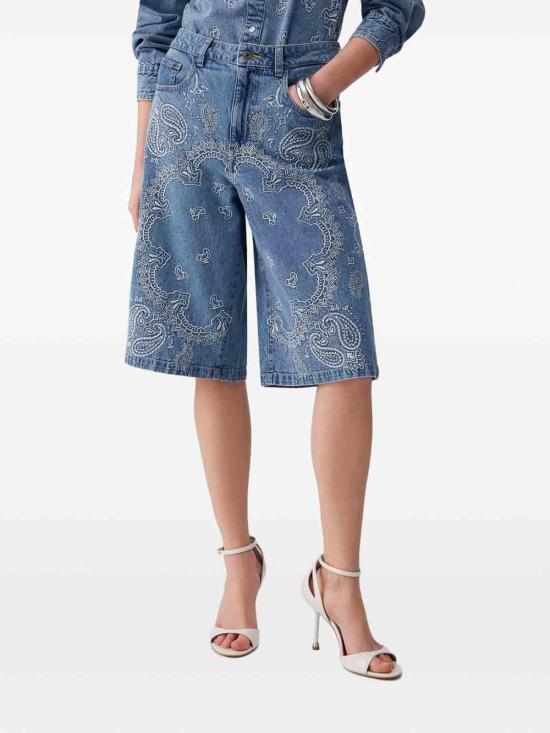 26SS 리우조 데님 숏팬츠 UA6182D031379016DENBLUE Blue - LIU JO