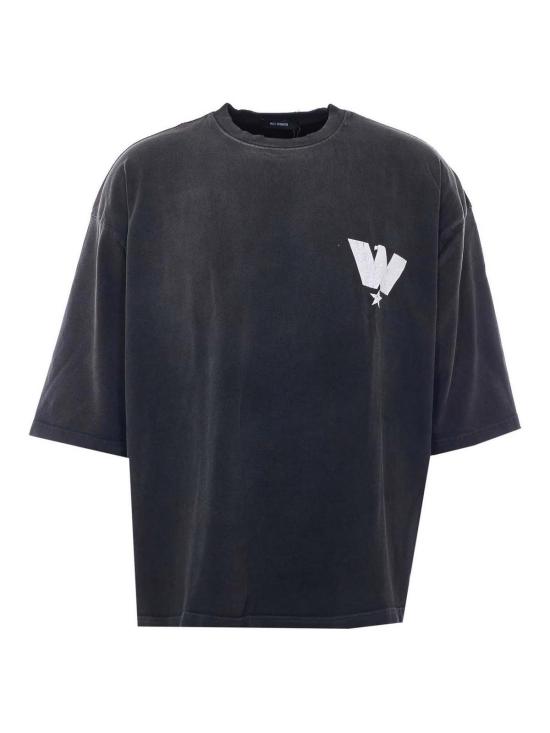26SS 윌리 차바리아 반팔 티셔츠 WCJSY0274001 Black