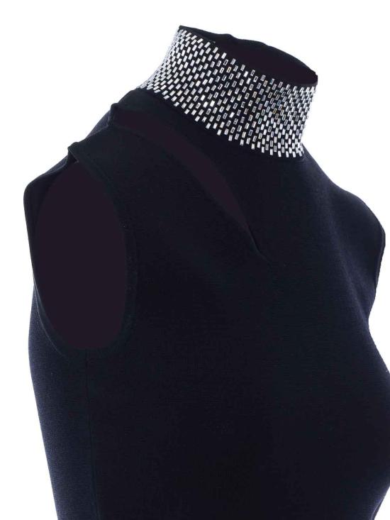 26SS 리우조 민소매 티셔츠 WA6221MS55N22222 Black - LIU JO