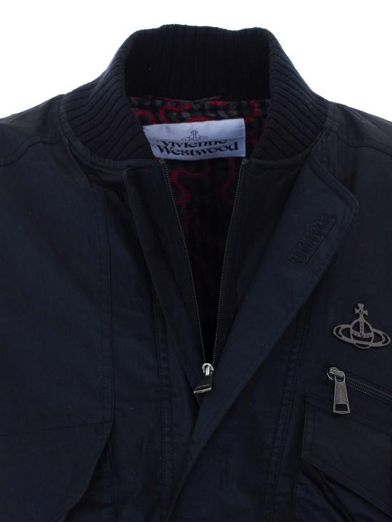 26SS 비비안웨스트우드 봄버 자켓 3304000VW01EEN404 Black - VIVIENNE WESTWOOD