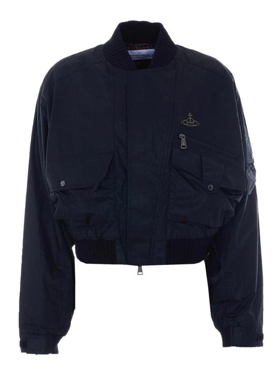 26SS 비비안웨스트우드 봄버 자켓 3304000VW01EEN404 Black