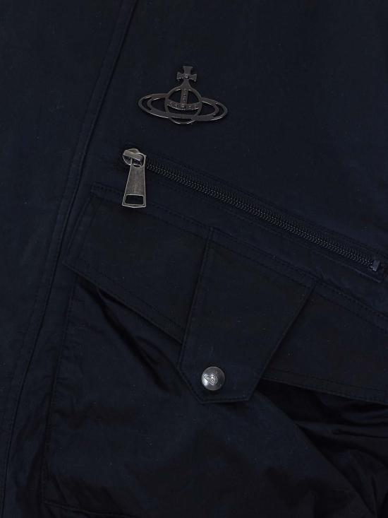 26SS 비비안웨스트우드 봄버 자켓 3304000VW01EEN404 Black - VIVIENNE WESTWOOD