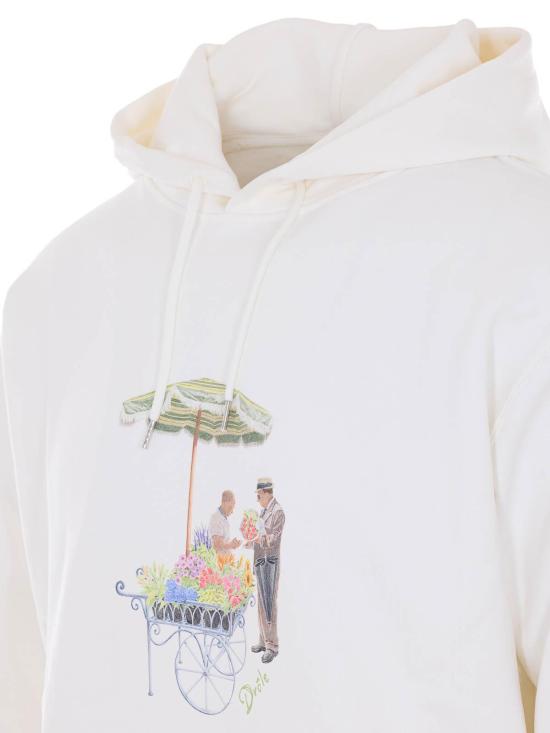 26SS 드롤드무슈 후드 티셔츠 1200002CO127OW White - DROLE DE MONSIEUR