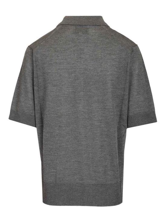 26SS 루루 스튜디오 폴로 티셔츠 MIGO01ANTHRACITEMELANGE Grey - LOULOU STUDIO