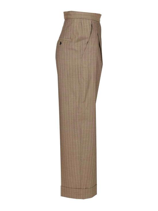 26SS 막스마라 스트레이트 팬츠 261113115160023E18 Brown - MAX MARA
