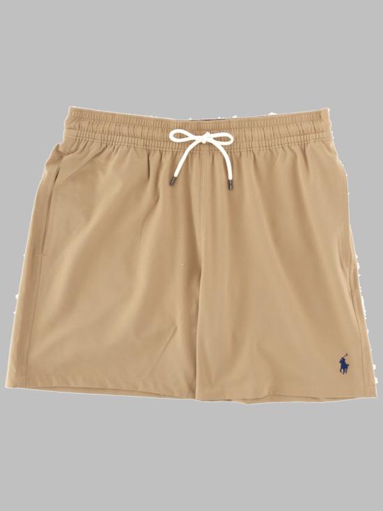 26SS 폴로 랄프로렌 포니 자수 스윔 쇼츠 710957782 502CAFETAN BEIGE