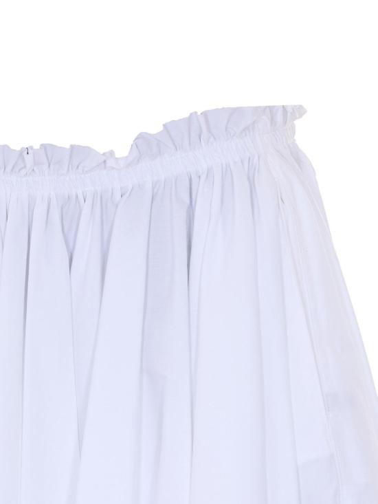26SS 아미 코튼 미디 코롤라 스커트 FSK444CO0063100 White - AMI