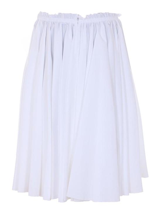 26SS 아미 코튼 미디 코롤라 스커트 FSK444CO0063100 White - AMI