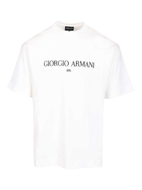 26SS 조르지오 아르마니 반팔 티셔츠 GM003613TE10629U0006 White