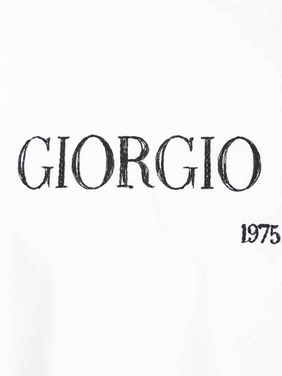 26SS 조르지오 아르마니 반팔 티셔츠 GM003613TE10629U0006 White - GIORGIO ARMANI