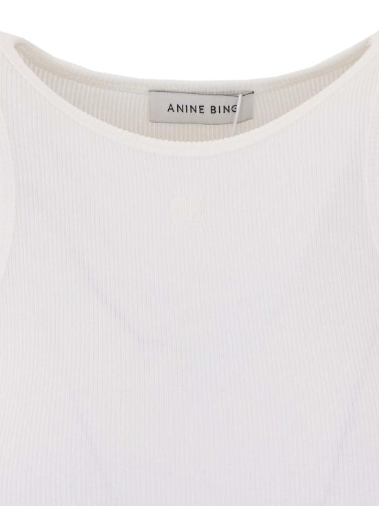26SS 애니빙 민소매 티셔츠 A0812206IVY42 White - ANINE BING