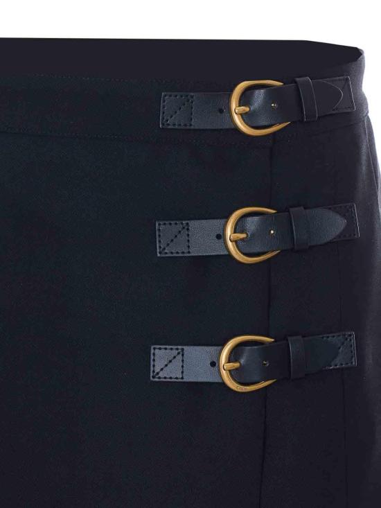 26SS 끌로에 미디 스커트 26SJU11067001 Black - CHLOE