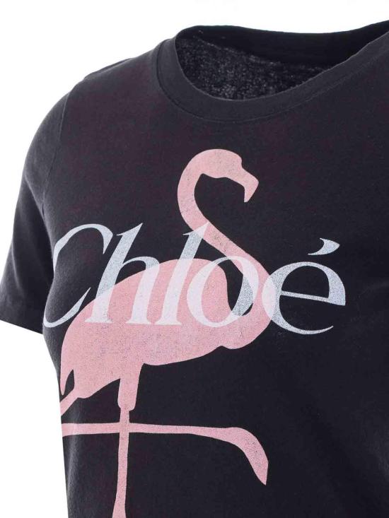 26SS 끌로에 반팔 티셔츠 26SJH08194070 Black - CHLOE