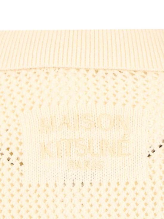 26SS 메종키츠네 가디건 QM00505KT11970383 White - MAISON KITSUNE