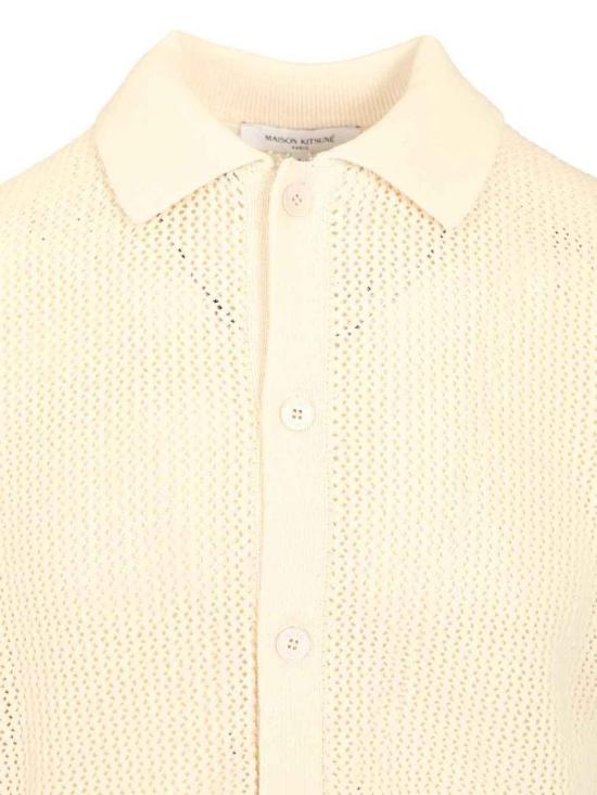 26SS 메종키츠네 가디건 QM00505KT11970383 White - MAISON KITSUNE