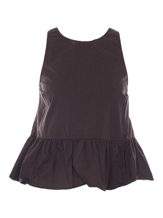 26SS 리우조 민소매 티셔츠 WA6365T485391109 Brown