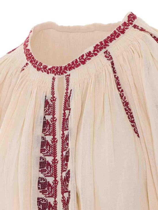 26SS 이자벨마랑에뚜왈 블라우스 HT0841FAD1J16EBERD Beige - ISABEL MARANT ETOILE