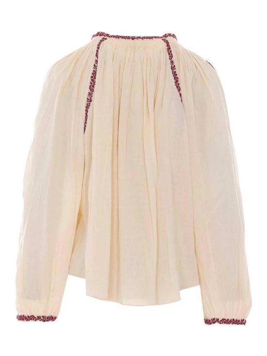26SS 이자벨마랑에뚜왈 블라우스 HT0841FAD1J16EBERD Beige - ISABEL MARANT ETOILE
