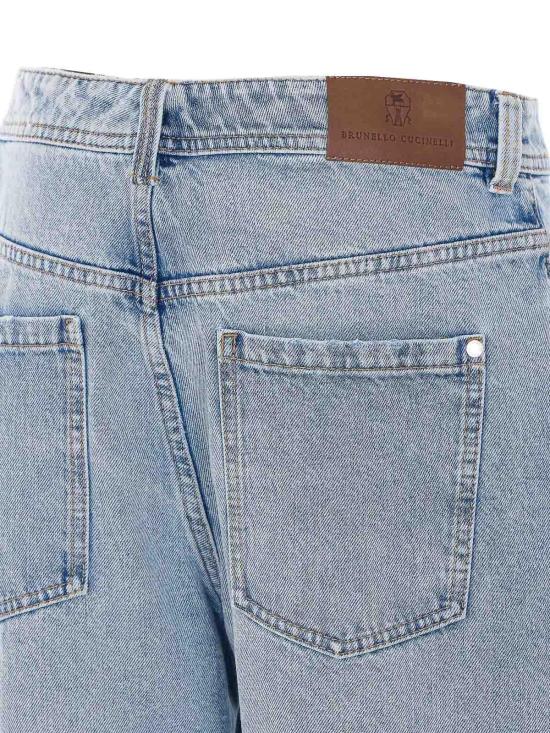 26SS 브루넬로 쿠치넬리 데님 팬츠 MA095P5319C9387 Blue - BRUNELLO CUCINELLI