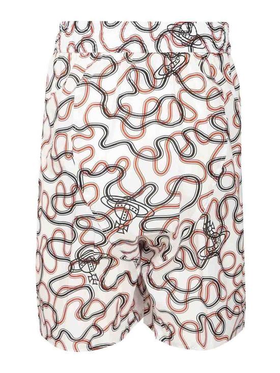 26SS 비비안웨스트우드 숏팬츠 3F03000BW01GKO302 White - VIVIENNE WESTWOOD