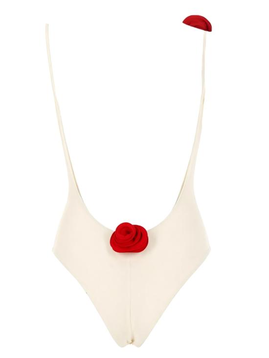 26SS 라 레베체 비치웨어 ASHARONEPIECE IVORY RED - LA REVECHE