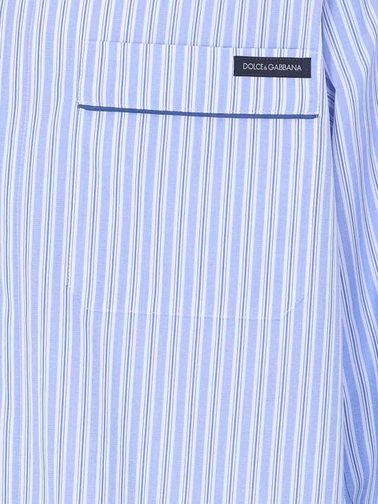26SS 돌체앤가바나 스트라이프 포플린 배니티 셔츠 G5OI9TFR510S8051 - DOLCE & GABBANA