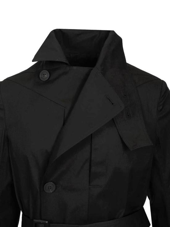26SS 릭 오웬스 트렌치 코트 RR01F2968TE09 Black - RICK OWENS