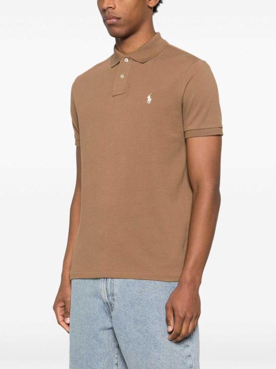 26SS 폴로 랄프로렌 폴로 티셔츠 710680784521 Brown - POLO RALPH LAUREN