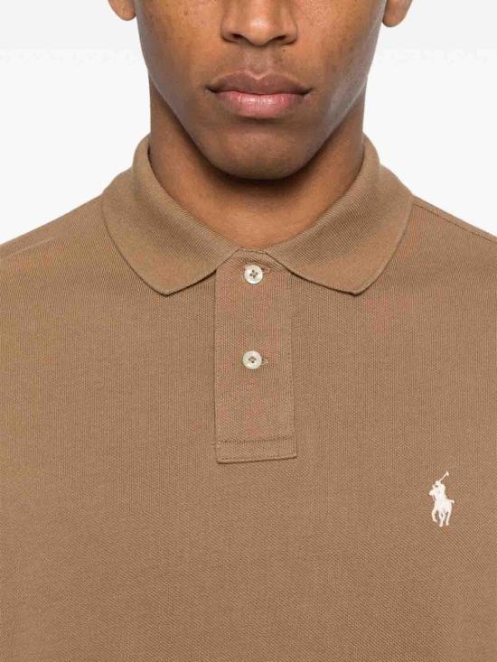 26SS 폴로 랄프로렌 폴로 티셔츠 710680784521 Brown - POLO RALPH LAUREN