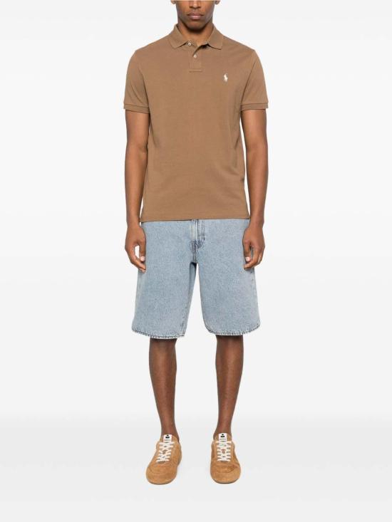 26SS 폴로 랄프로렌 폴로 티셔츠 710680784521 Brown - POLO RALPH LAUREN