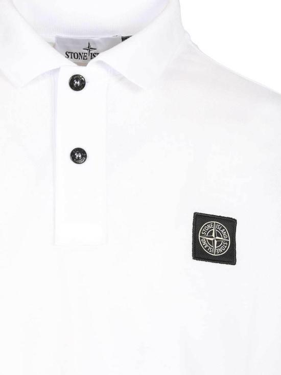 26SS 스톤 아일랜드 폴로 티셔츠 2200008S0017V1001 White - STONE ISLAND