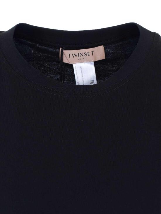 26SS 트윈셋 반팔 티셔츠 261TT244000006 Black - TWINSET