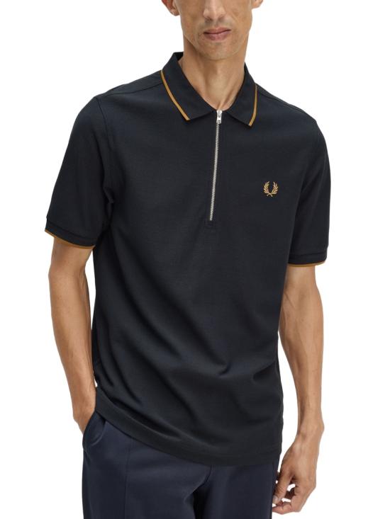 26FW 프레드페리 폴로 티셔츠 FP M2480 58 102 BLACK - FRED PERRY