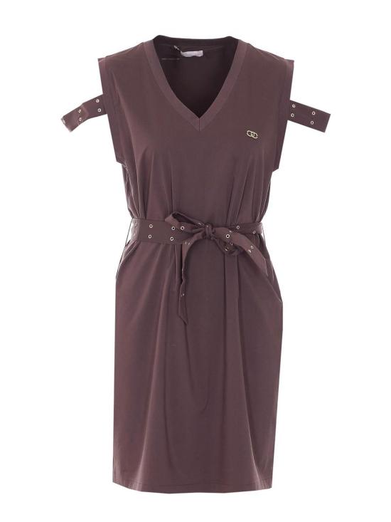 26SS 리우조 미디 원피스 TA6127TS92291015 Brown