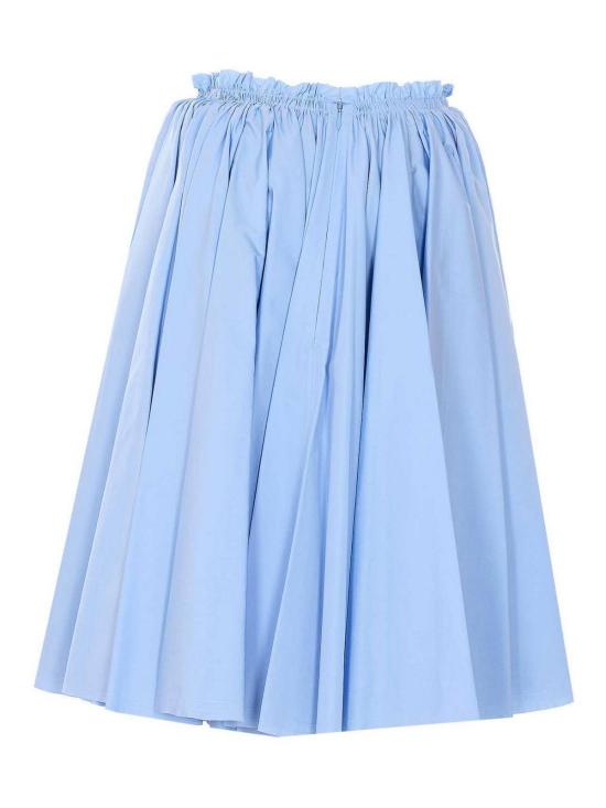 26SS 아미 코튼 미디 코롤라 스커트 FSK444CO0063484 Blue - AMI