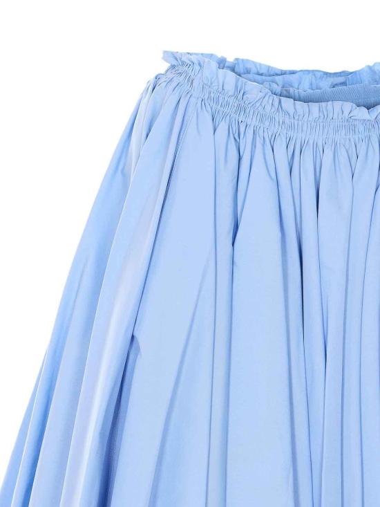 26SS 아미 코튼 미디 코롤라 스커트 FSK444CO0063484 Blue - AMI